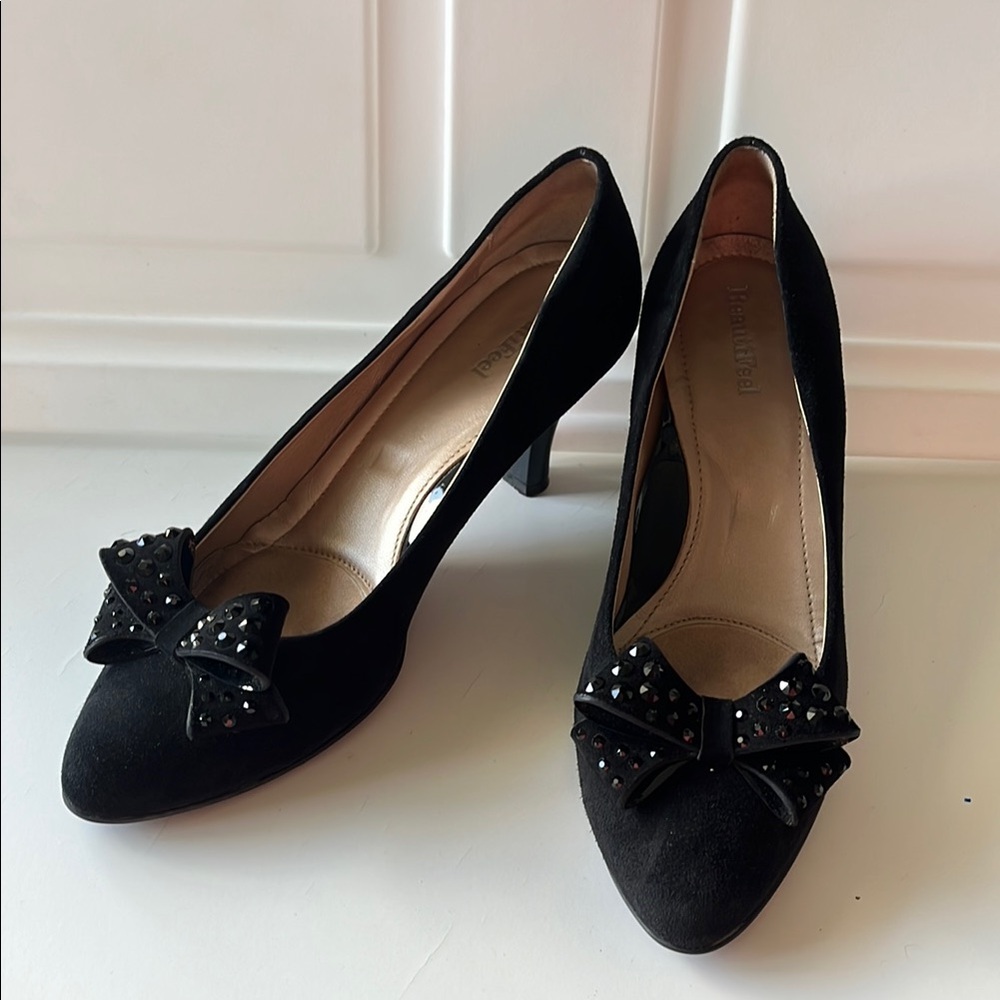 Beautifeel suede shoes with bows